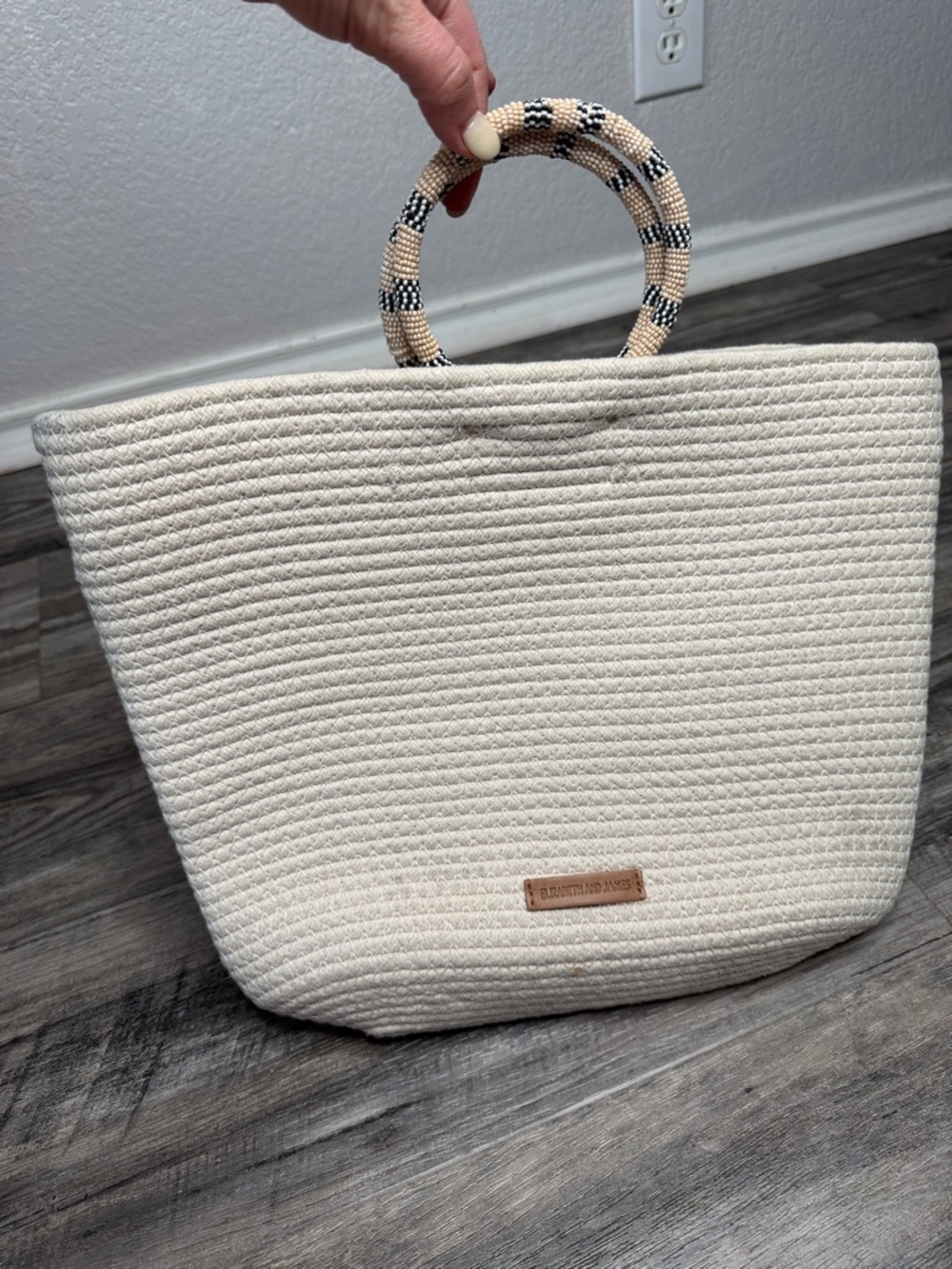 Elizabeth and James Summer Bag Beaded Circle Handles